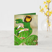 セントパトリックの日レプレシャン カード (黄色い花)