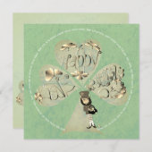 セントパトリックの日レプレシャン サンキューカード (正面/裏面)