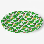 セントパトリックの日レプレシャン、紙プレート9" ペーパープレート (アングル)