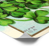 セントパトリックの日ヴィンテージアイルランド城 ポスター (角)