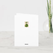 セントパトリックの日ヴィンテージカード カード (裏面)