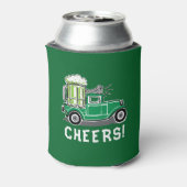 セントパトリックの日ヴィンテージトラックグリーンビール 缶クーラー (缶裏面)