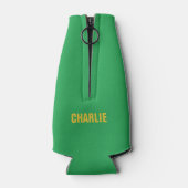 セントパトリックの日名前をカスタムするボトルクール ボトルクーラー (裏面)