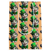 セントパトリックの日子猫 ミディアムペーパーバッグ (裏面)
