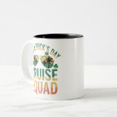 セントパトリックの日帰りクルーズスクワッドファミリーマチおもしろいン ツートーンマグカップ (正面左)