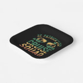 セントパトリックの日帰りクルーズスクワッドファミリーマチおもしろいン ペーパープレート (傾斜あり)