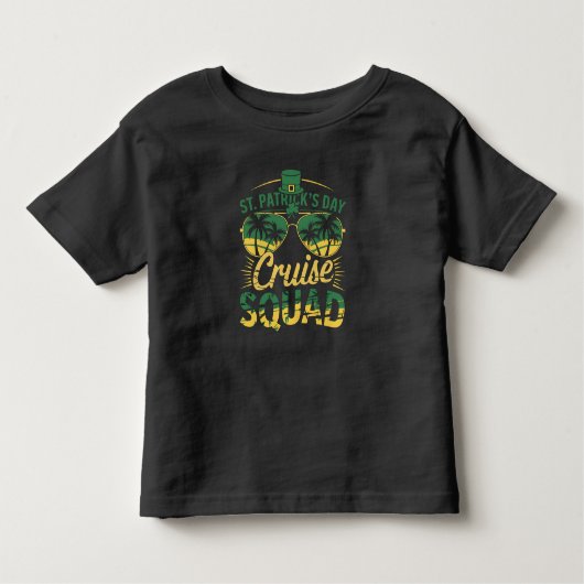 セントパトリックの日帰りクルーズスクワッドファミリーマッチング トドラーTシャツ (正面)