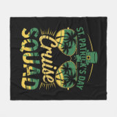 セントパトリックの日帰りクルーズスクワッドファミリーマッチング フリースブランケット (正面(横))