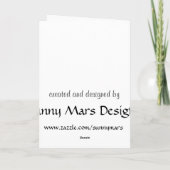 セントパトリックの日幸運な挨拶状を感じます カード (裏面)