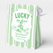 セントパトリックの日彼女はラッキーなチャームのバチェロレッテパーティーグッズを見つけた フェイバーボックス (裏面サイド)