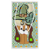 セントパトリックの日抱き枕犬 スモールペーパーバッグ (裏面)