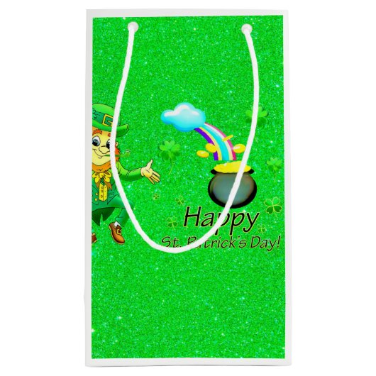 セントパトリックの日抱き枕 スモールペーパーバッグ (裏面)