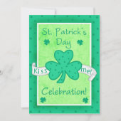 セントパトリックの日招待状お祝いパーティー 招待状 (正面)