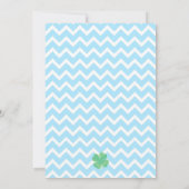 セントパトリックの日男の子のベビーシャワー招待状 招待状 (裏面)