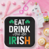 セントパトリックの日紙プレート ペーパープレート (パーティー)