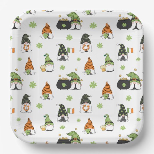 セントパトリックの日紙プレート ペーパープレート (正面)