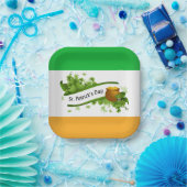 セントパトリックの日紙プレート ペーパープレート (パーティー)