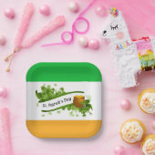 セントパトリックの日紙プレート ペーパープレート (パーティー)