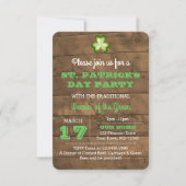 セントパトリックの日素朴パーティの招待状 招待状 (正面)
