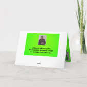 セントパトリックの日誕生日グリーティングデーカード カード (裏面)