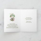 セントパトリックの日誕生日バラセルティッククロス カード (内部)