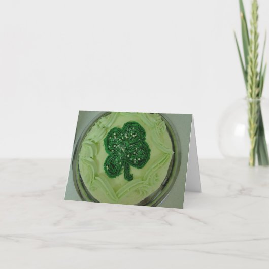 セントパトリックの日誕生日 カード (正面)