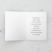 セントパトリックの日誕生日。リトルアイリッシュプリンセス カード (内部)