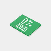 セントパトリックの日0%アイリッシュフォーリーフクローバー ポストイット (アングル)