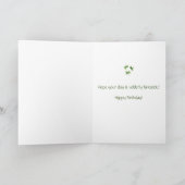 セントパトリックの日3月17日誕生日 カード (内部)