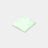 セントパトリックの日3葉クローバーグリーンパステル ポストイット (アングル)