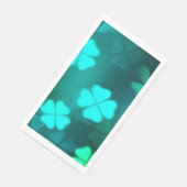 セントパトリックの日4リーフクローバーナプキンス (コーナー)