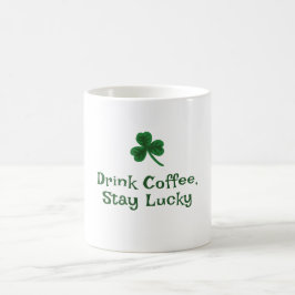 セントパトリックの日、おもしろい文字ステイ コーヒーマグカップ