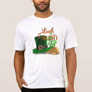 セントパトリックの日- "アイルランド語の運" Tシャツ