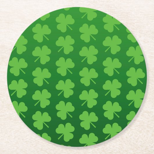 セントパトリックの日 ラウンドペーパーコースター (正面)