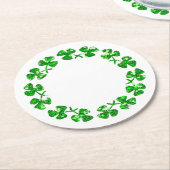 セントパトリックの日 ラウンドペーパーコースター (アングル)