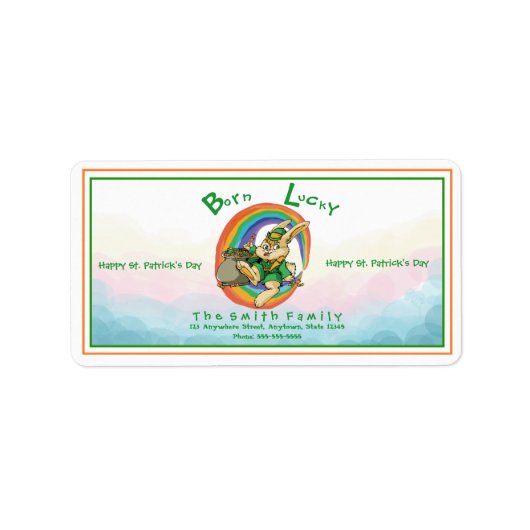 セントパトリックの日 ラベル (正面)