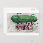 セントパトリックの日、ヴィンテージ ポストカード (正面/裏面)