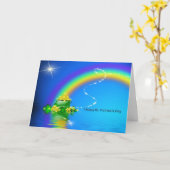 セントパトリックの日-金の壷 カード (黄色い花)