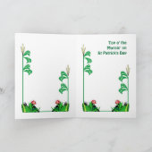 セントパトリックの日、Blarneyの城 カード (内部)