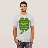 セントパトリックの日- Oh、それらのいけないアイルランドの目! Tシャツ (正面フル)