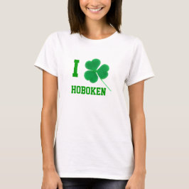 セントパトリックの日IのシャムロックHoboken Tシャツ