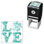 セントパトリックの日LOVEシャムロックアイルランド セルフインキングスタンプ (インサイチュ)