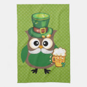 セントパトリックの昼行性のフクロウ キッチンタオル (縦)