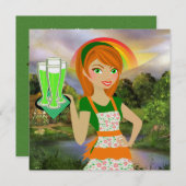 セントパトリックの祝日 - SRF 招待状 (正面/裏面)