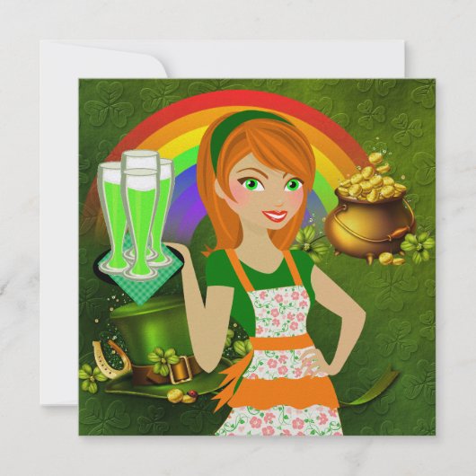 セントパトリックの祝日 - SRF 招待状 (正面)