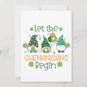 セントパトリックの祝祭パーティー 招待状 (正面)