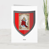 セントパトリックの胸当て祈りの言葉挨拶状 カード (裏面)