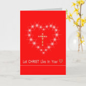 セントパトリックの胸当て祈りの言葉挨拶状 カード (黄色い花)