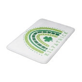 セントパトリックの虹 | Happy お洒落 Shamrock バスマット (アングル)