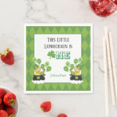 セントパトリックの誕生日パーティー スタンダードランチョンナプキン (インサイチュ)